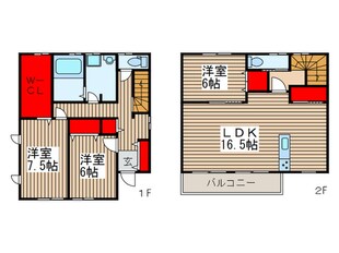 2017本宿戸建の物件間取画像